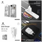 CHARGEUR LENYES LCH331 5V-2.4A TYPE-C
