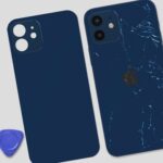VITER ARRIERE IPHONE 12 BLUE ( BACK COVER )