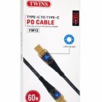 CABLE USB TYPE C - TYPE C 60W TW13