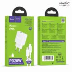 CHARGEUR HOCO / C80A Plus Rapido PD20W+QC3.0 charge set (c to ip ) (EU) white