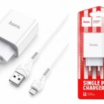 CHARGEUR HOCO / C81A Asombroso single port charger set(Micro)(EU)