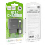 CHARGEUR HOCO / C72Q Glorious single port QC3.0 charger set(Type-C)(EU)