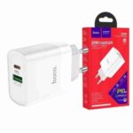 CHARGEUR HOCO / C80A Rapido PD20W+QC3.0 charger(EU)      KARTON