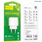 CHARGEUR HOCO / C98A Proton single port QC3.0 charger(EU)