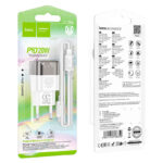 CHARGEUR HOCO / C125A Transparent tribute single-port PD20W charger set(C to iP)(EU) KARTON