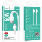 CABLE USB HOCO X37 Cool power 60W charging data cable Type-C to Type-C