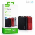 POWER BANK WESDAR S62 500MAH