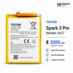 BATTERIE TECNO SPARCK 3 PRO 34CT