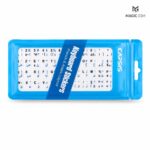 ETIQUETTE CLAVIER TRANSP ARABE BLANCHE