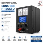 ALIMENTATION ELECTRIQUE VARIABLE POUR LABORATOIREE SUNSHINE P-1505TD