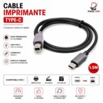 CABLE IMPRIMANTE 1.5M TYPE C - Image 2