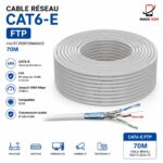 CABLE RESEAU CAT6-E FTP 70M (SANS CONNECTEUR RJ45)