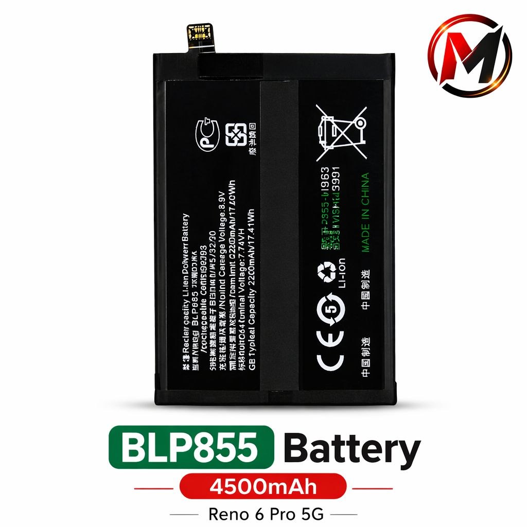 20250126846 BATTERIE OPPO RENO 6 PRO 5G BLP855 - Image 1