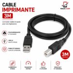 CABLE IMPRIMANTE 3M