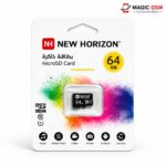 CARTE MEMOIRE MICRO SD 64GB NEW HORIZON CLASSE 10