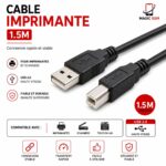 CABLE IMPRIMANTE 1.5M - Image 2