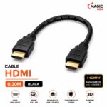 CABLE HDIM 0.30M BLACK