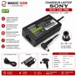 CHARGEUR LAPTOP SONY 19.5V 3.9A 6.5*4.4M