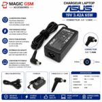 CHARGEUR LAPTOP ASUS 19V 3.42A 5.5*2.5MM