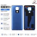 VITER ARRIERE XIAOMI  NOTE 9 BLUE ( BACK COVER )