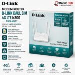MODEM ROUTER D-LINK DAUL SIM 4G LTE N300 5DBI DWR-M922