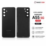VITER ARRIERE SAMSUNG A55 5G A556 BLACK ( BACK COVER )