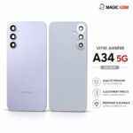 VITER ARRIERE SAMSUNG A34 5G PURPLE ( BACK COVER )