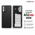 VITER ARRIERE SAMSUNG A52 A525/A526 BLACK ( BACK COVER )