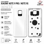 VITER ARRIERE XIAOMI NOTE 9 PRO / NOTE 9S WHITE ( BACK COVER )
