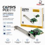 CARTE RESEAU PCI-E CAPSYS - PCE816