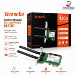 CARTE RESEAU PCI EXPARESS W322E 300MBS TENDA AVEC 2 ANTTENE